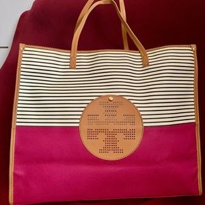 Tory Burch Viva Stripe Tote